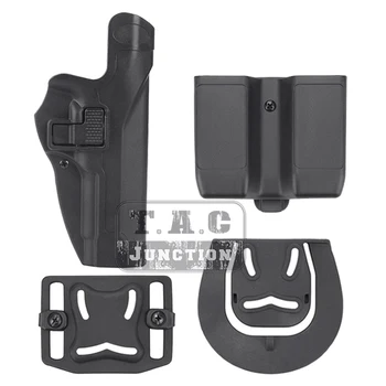 Tactical Serpa Level 2 Auto Lock Duty Right Hand Paddle Belt Loop Pistol Holster w/ Magazine Pouch for Beretta 92 96 M9 M92
Tactical Serpa Level 2 Auto Lock Duty Right Hand Paddle Belt Loop Pistol Holster w/ Magazine Pouch for Beretta 92 96 M9 M92
