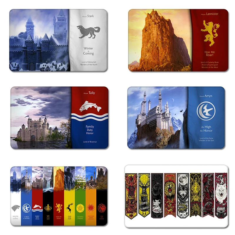 Houses of Seven Family Flags Color Westeros Game of Thrones Nature Rubber Table Mouse Pad Laptop Computer Keyboard Mousepad Mat
Houses of Seven Family Flags Color Westeros Game of Thrones Nature Rubber Table Mouse Pad Laptop Computer Keyboard Mousepad Mat
