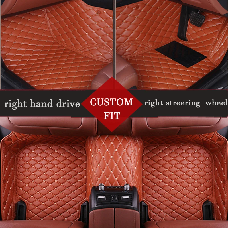Special Custom fit car floor mats right hand drive for Ford Edge Escape Kuga Fusion Mondeo Ecosport Explorer Fiesta rug liners
Special Custom fit car floor mats right hand drive for Ford Edge Escape Kuga Fusion Mondeo Ecosport Explorer Fiesta rug liners