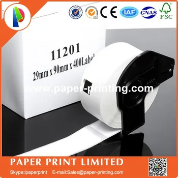 5 Rolls Compatible DK-11201 Label 29mm*90mm Compatible for Brother Label Printer All Come With Plastic Holder 400Pcs/Roll
5 Rolls Compatible DK-11201 Label 29mm*90mm Compatible for Brother Label Printer All Come With Plastic Holder 400Pcs/Roll
