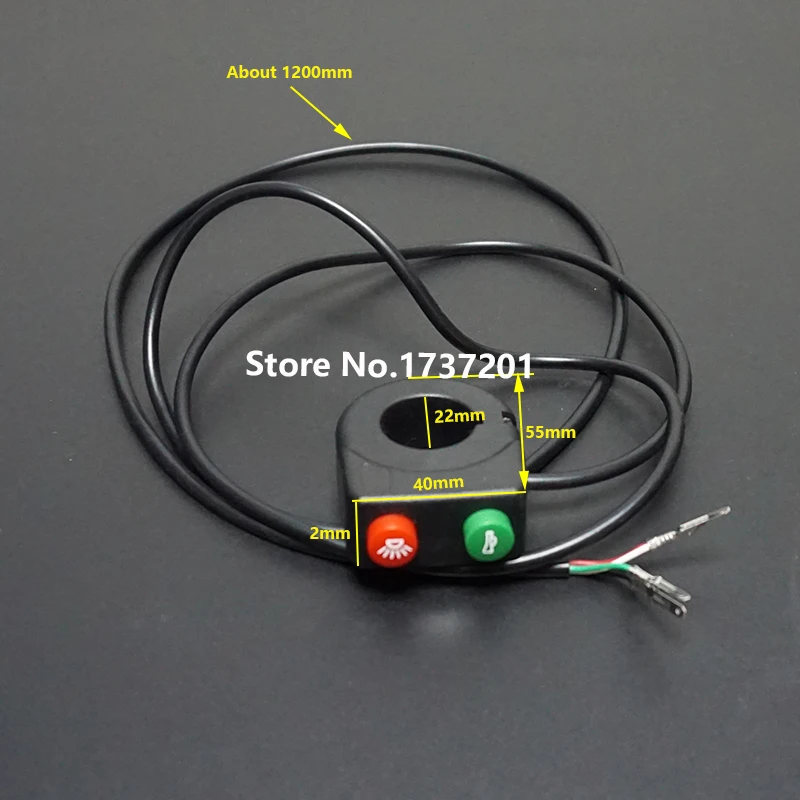 Scooter Bike Quad ATV Horn Head Light Switch Black Line ON-Off 12V Motorcycle HeadLight Switch Motorcycle 1PC
Scooter Bike Quad ATV Horn Head Light Switch Black Line ON-Off 12V Motorcycle HeadLight Switch Motorcycle 1PC