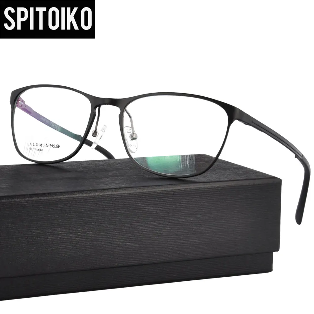 SPITOIKO Alloy Aluminium Frame With Spring Hinge Optical Eyeglasses Frame Myopia RX Spectacles Eyewear CX6290
SPITOIKO Alloy Aluminium Frame With Spring Hinge Optical Eyeglasses Frame Myopia RX Spectacles Eyewear CX6290