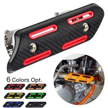 Tubo de escape silenciador calor escudo capa guarda para honda crf250 crf450 crf250x crf450x crf 250/x 450/x para beta rr 350 390 430 480(China)