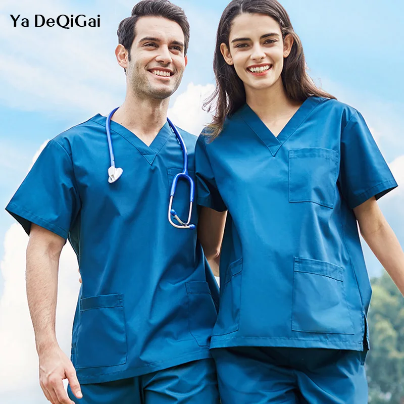 New men&women Dentistry scrub sets Medical Surgical pharmacy doctor nurse uniform beauty salon sets spa uniform medical clothing
New men&women Dentistry scrub sets Medical Surgical pharmacy doctor nurse uniform beauty salon sets spa uniform medical clothing