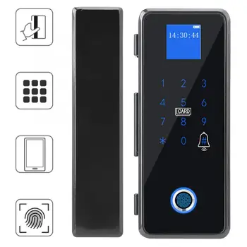 Fingerprint Password IC Card APP Door Lock For Frameless Glass Door Access Control System door handle Smart door lock
Fingerprint Password IC Card APP Door Lock For Frameless Glass Door Access Control System door handle Smart door lock