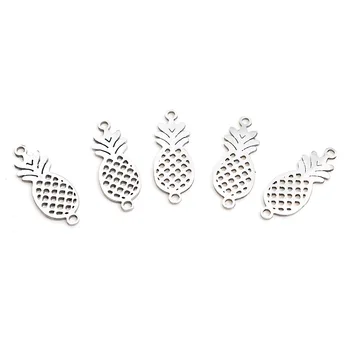 5pcs/lot Stainless Steel Double Holes Pineapple Charms Pendant Fit DIY Bracelet Jewelry Making Supplies Accessories Wholesale
5pcs/lot Stainless Steel Double Holes Pineapple Charms Pendant Fit DIY Bracelet Jewelry Making Supplies Accessories Wholesale
