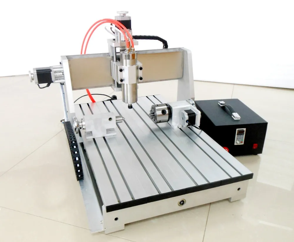 

updated high-speed cnc router 6040 1.5KW spindle+2.2KW VFD / 4axis + upgrade 100mm Z axis four axis engraver engraving machine