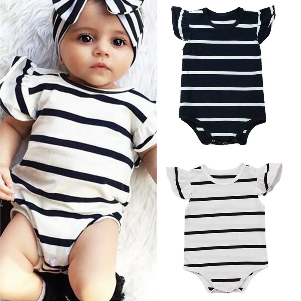 2018 Short Sleeves bodysuits for baby girl boy Striped Toddler Kids baby girl bodysuits summer one piece body suit Baby Clothes
2018 Short Sleeves bodysuits for baby girl boy Striped Toddler Kids baby girl bodysuits summer one piece body suit Baby Clothes