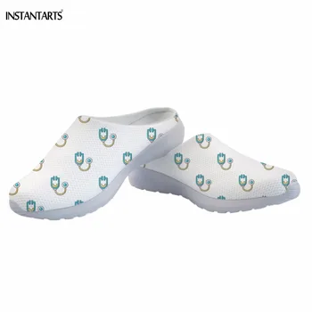 INSTANTARTS Stethoscope Hospital Pattern White Beach Shoes for Women Summer Lightweight Female Slippers Breath Outdoor Sandals
INSTANTARTS Stethoscope Hospital Pattern White Beach Shoes for Women Summer Lightweight Female Slippers Breath Outdoor Sandals
