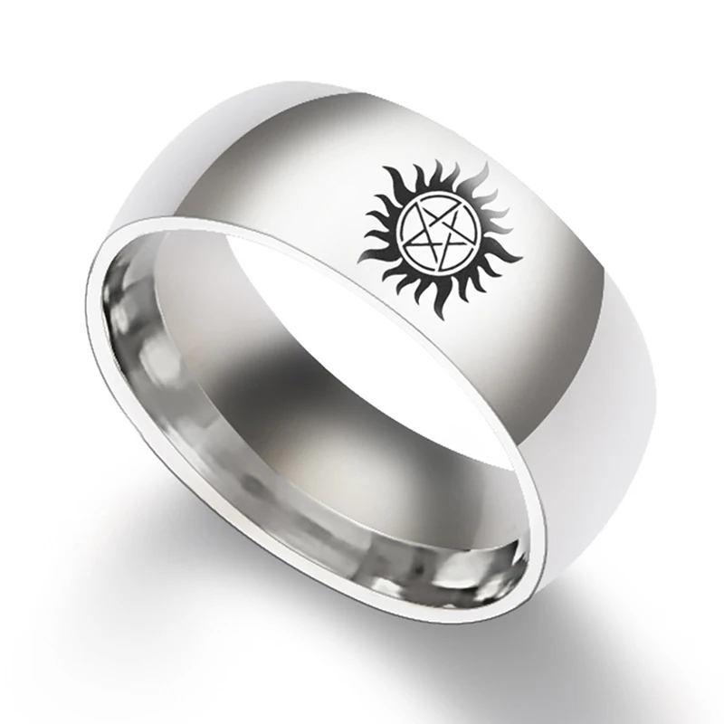 Sun Power Supernatural Ring Titanium Steel Ring For Men Jewelry Wedding Engagement Gifts Accessories
Sun Power Supernatural Ring Titanium Steel Ring For Men Jewelry Wedding Engagement Gifts Accessories