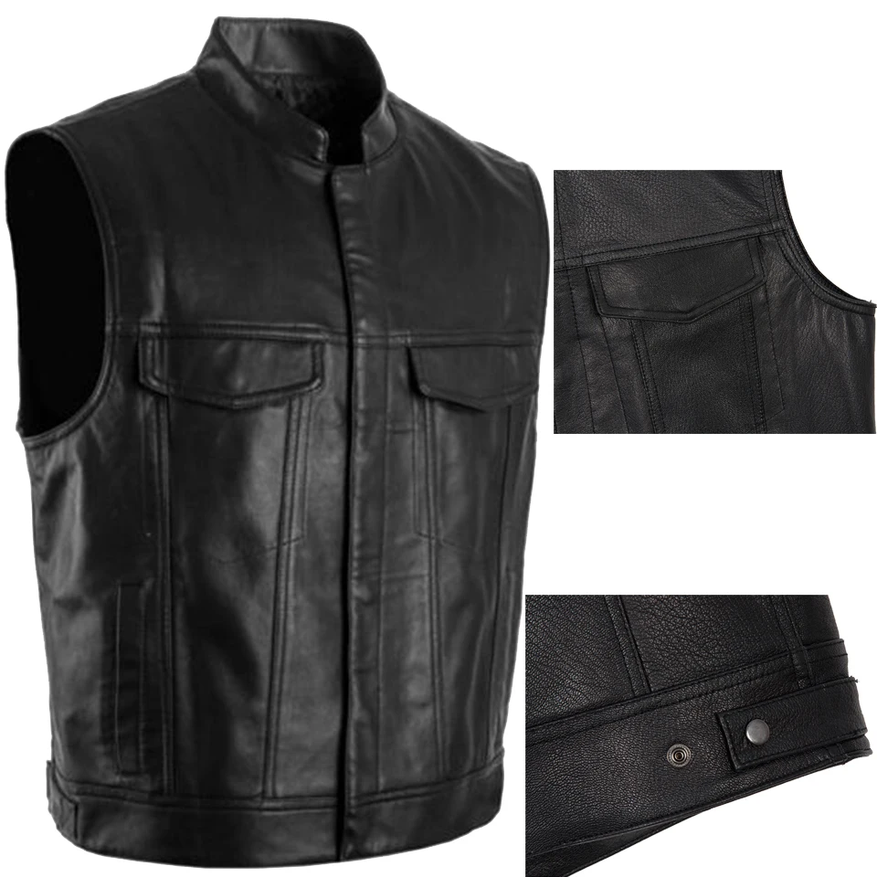 Motorcycle Men Cycling Vest Windproof Waterproof Running Vest Leather Bike Bicycle Reflective Clothing Sleeveless Cycling Jacket
Motorcycle Men Cycling Vest Windproof Waterproof Running Vest Leather Bike Bicycle Reflective Clothing Sleeveless Cycling Jacket