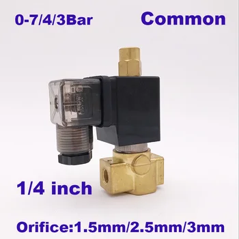 GOGO General Purpose Direct acting Brass Small Gas pneumatic 3 way valve 1/4 BSP 1.5/2.5/3mm NBR Seals 0-7/4/3bar solenoid valve
GOGO General Purpose Direct acting Brass Small Gas pneumatic 3 way valve 1/4 BSP 1.5/2.5/3mm NBR Seals 0-7/4/3bar solenoid valve