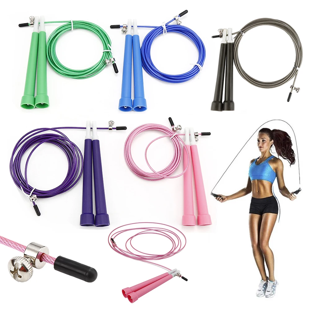 Newest 1x Adjustable Skipping Jump Ropes Steel Wire Fitness Exercise Cardio Lose Weight strength Training Crossfit Lose Weight
Newest 1x Adjustable Skipping Jump Ropes Steel Wire Fitness Exercise Cardio Lose Weight strength Training Crossfit Lose Weight