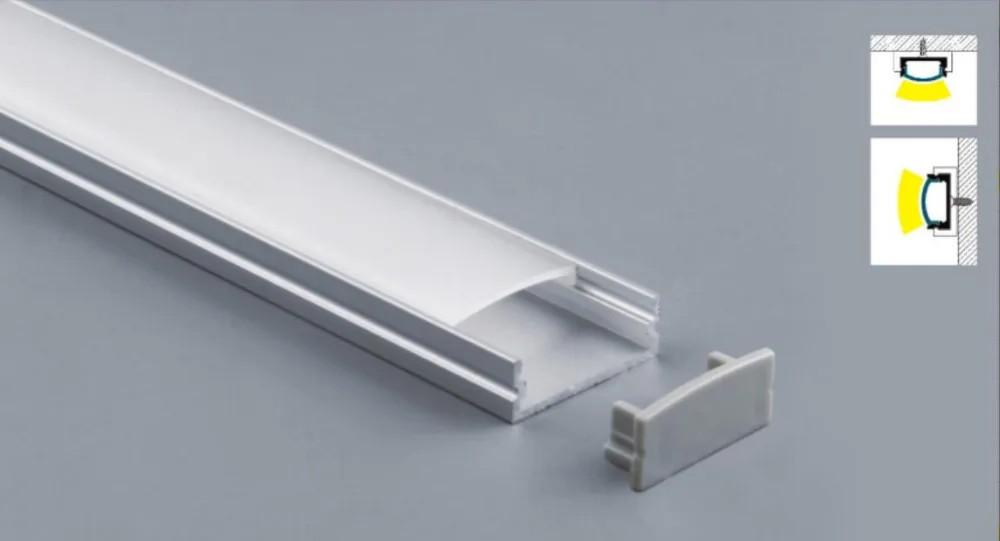 Free Shipping 2M/lot 70M/LOT Anodized with milky or clear Cover and End cap and clips Floor LED aluminium profile
Free Shipping 2M/lot 70M/LOT Anodized with milky or clear Cover and End cap and clips Floor LED aluminium profile