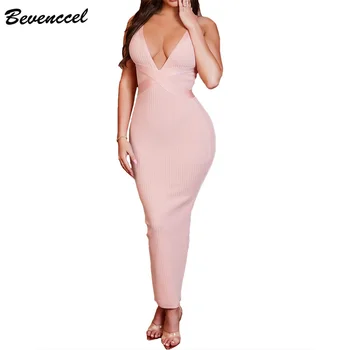 Bevenccel Hot Sale 2020 Women Slim Celebrity Party Bandage Dress Spaghetti Straps V Neck Sexy Bodycon Women Maxi Dress Vestidos
Bevenccel Hot Sale 2020 Women Slim Celebrity Party Bandage Dress Spaghetti Straps V Neck Sexy Bodycon Women Maxi Dress Vestidos