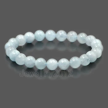 5pcs/Lot Natural Aquamarine 8mm Fashion Round AAA Gem stone Beads Stretchable Bracelet 7.5" Diy Jewelry Design Wholesale
5pcs/Lot Natural Aquamarine 8mm Fashion Round AAA Gem stone Beads Stretchable Bracelet 7.5" Diy Jewelry Design Wholesale
