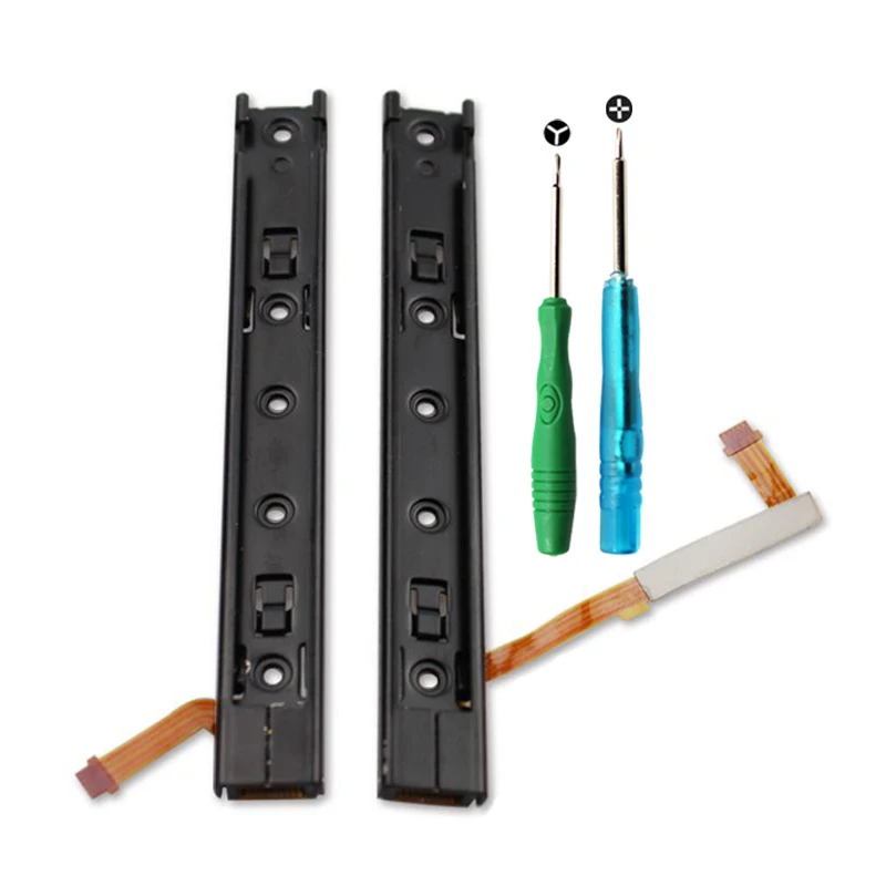 AOLION A Set Original Complete Right Left Plastic Slider for Nintend Switch NS Joy-con Controller Rail Assembly with Flex Cable
AOLION A Set Original Complete Right Left Plastic Slider for Nintend Switch NS Joy-con Controller Rail Assembly with Flex Cable