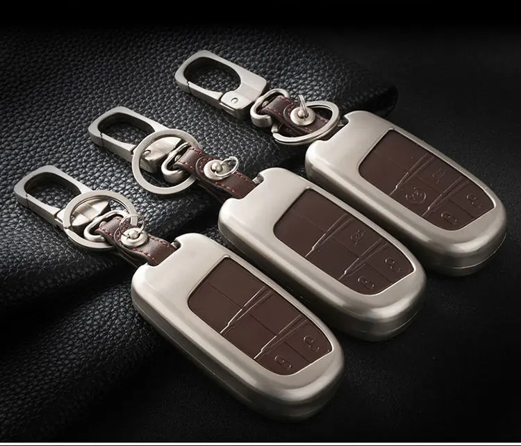 Leather car Key Cover Case holder For Jeep Grand Cherokee SRT Renegade Wrangler JK Compass 2017 Patriot Keychain key case
Leather car Key Cover Case holder For Jeep Grand Cherokee SRT Renegade Wrangler JK Compass 2017 Patriot Keychain key case