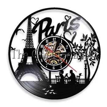 1Piece Paris Eiffel Tower LED Lighting France Skyline Vinyl Record Wall Clock Tourist Gift Idea Living Room Wall Decor
1Piece Paris Eiffel Tower LED Lighting France Skyline Vinyl Record Wall Clock Tourist Gift Idea Living Room Wall Decor