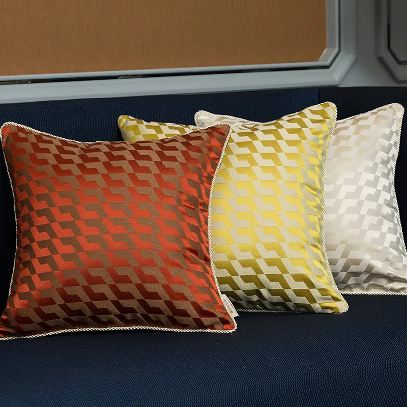 Recommend Nordic Luxury Cushion Cover Geometric Jacquard Pillow Cover Compact Fabric Christmas Cojines Decorativos Para Sofa
Recommend Nordic Luxury Cushion Cover Geometric Jacquard Pillow Cover Compact Fabric Christmas Cojines Decorativos Para Sofa