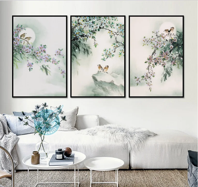 New Chinese Ink Paintings Freehand Bird Flower Decorative Paintings Canvas Paintings Decoration for Room Unframed
New Chinese Ink Paintings Freehand Bird Flower Decorative Paintings Canvas Paintings Decoration for Room Unframed