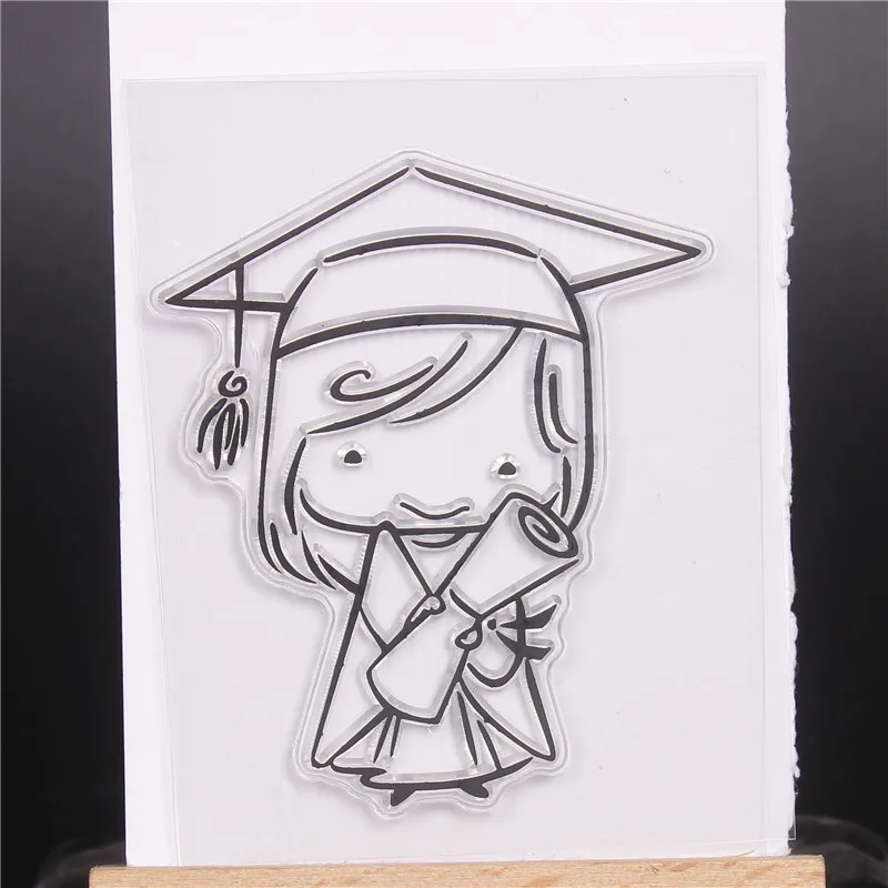 Transparent Clear Silicone Stamps for DIY Scrapbooking Card Making diy photo Roller album Decorative student girl
Transparent Clear Silicone Stamps for DIY Scrapbooking Card Making diy photo Roller album Decorative student girl