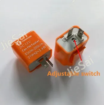 1 Piece 2 Pin universal Adjustable flasher Electronic Car Flasher Relay to fix turn light Hyper Flash Blinking light for car
1 Piece 2 Pin universal Adjustable flasher Electronic Car Flasher Relay to fix turn light Hyper Flash Blinking light for car