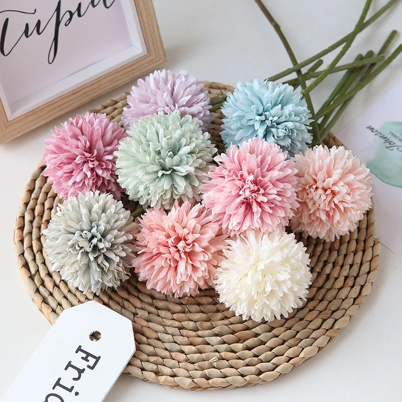 11pcs Artificial Chrysanthemum Ball Flowers Bouquet for Home Office Coffee House Parties and Wedding
11pcs Artificial Chrysanthemum Ball Flowers Bouquet for Home Office Coffee House Parties and Wedding