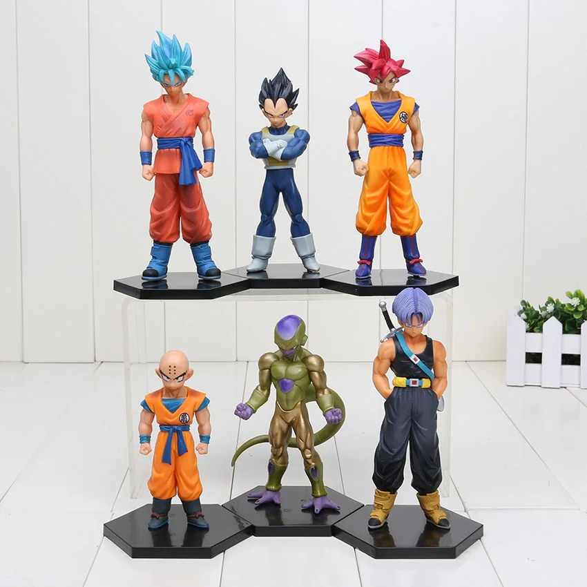 11-18cm Dragon Ball Z Super Kuririn Resurrection F Vegeta Trunks Freeza Son Gokou PVC Action Figures Toys Dolls
11-18cm Dragon Ball Z Super Kuririn Resurrection F Vegeta Trunks Freeza Son Gokou PVC Action Figures Toys Dolls