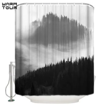 WARMTOUR Shower Curtain Spruce Mariana Extra Long Fabric Bath Shower Curtains Bathroom Decor Sets with Hooks
WARMTOUR Shower Curtain Spruce Mariana Extra Long Fabric Bath Shower Curtains Bathroom Decor Sets with Hooks