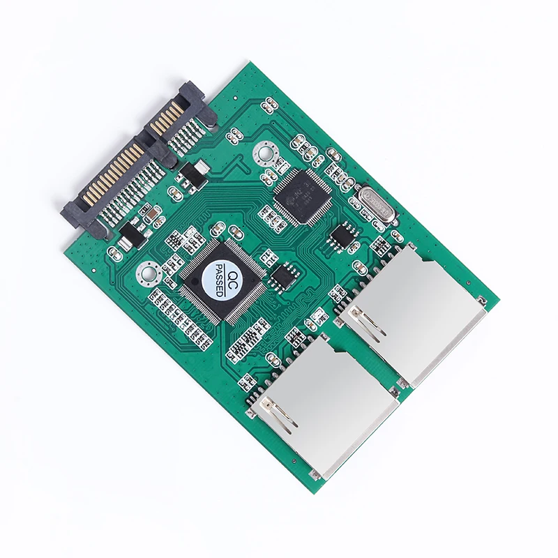 SP New 2 Port Dual SD SDHC MMC RAID to SATA Adapter Converter Support All Card 2.5inch sata | Компьютеры и офис