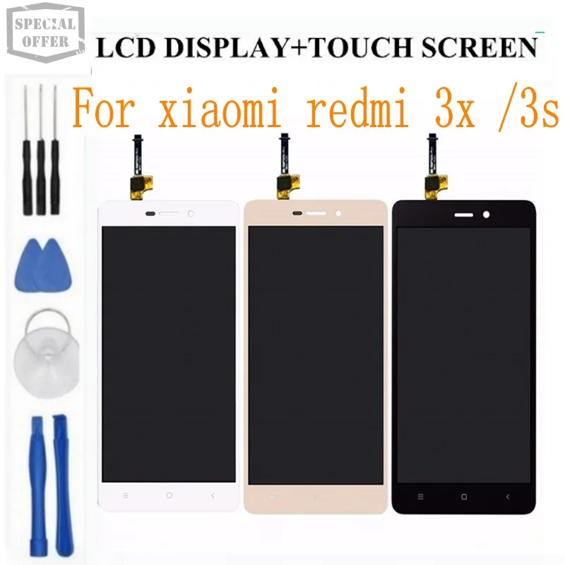 Free shipping LCD display for xiaomi redmi 3X Display Touch Screen Digitizer Assembly High Quality LCD Display Replacement Part
Free shipping LCD display for xiaomi redmi 3X Display Touch Screen Digitizer Assembly High Quality LCD Display Replacement Part