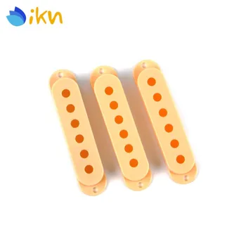 New 9pcs Yellow Cream Strat Electric Guitar Single Coil Pickup Cover Plastic 48mm/50mm/52mm Hole Spacing for Choose
New 9pcs Yellow Cream Strat Electric Guitar Single Coil Pickup Cover Plastic 48mm/50mm/52mm Hole Spacing for Choose