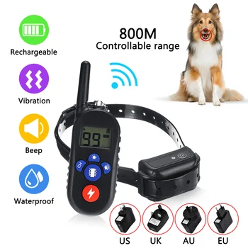 For 3/2/1 Dog 800m IPX7 Electronic Dog Training Remote Transmitter Collars Stop Barking LCD Display Remote Shock TUP Strap
For 3/2/1 Dog 800m IPX7 Electronic Dog Training Remote Transmitter Collars Stop Barking LCD Display Remote Shock TUP Strap
