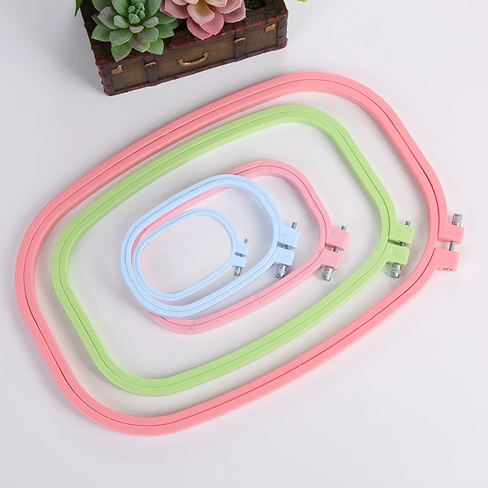Sewing ABS Tools Frame Square Shape DIY Durable Art Craft Handhold Cross Stitch Accessories Embroidery Hoop Circles
Sewing ABS Tools Frame Square Shape DIY Durable Art Craft Handhold Cross Stitch Accessories Embroidery Hoop Circles
