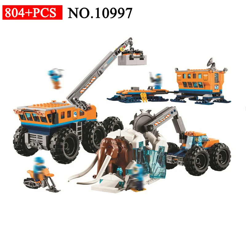 BELA 10997 804pcs City Arctic Mobile Exploration Base Bela Building Blocks Compatible Withe 60195 Brick Toys for Children 
BELA 10997 804pcs City Arctic Mobile Exploration Base Bela Building Blocks Compatible Withe 60195 Brick Toys for Children