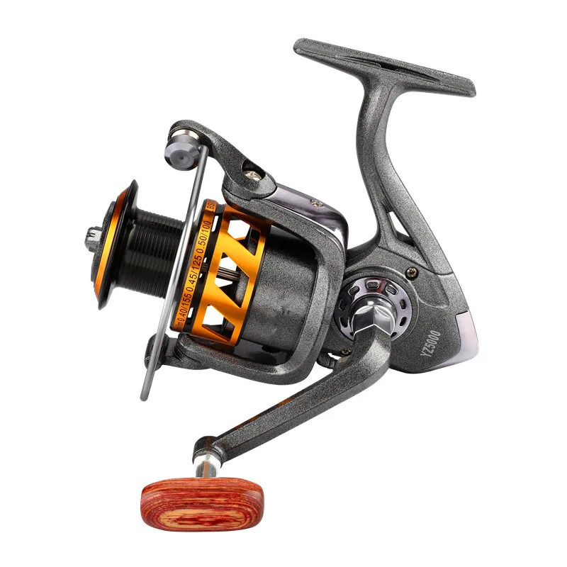 Rooxin Spinning Fishing Reel Spool 13+1BB 1000-6000 Double Drag Catfish Carp Fishing Sea Surfcasting Rock Fishing Rod Reels
Rooxin Spinning Fishing Reel Spool 13+1BB 1000-6000 Double Drag Catfish Carp Fishing Sea Surfcasting Rock Fishing Rod Reels