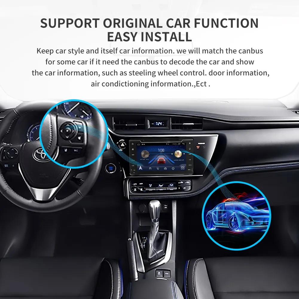 Perfect IPS touch screen DSP sound Android 9.0 2 DIN 4g Lte radio For JEEP Grand Cherokee GPS DVD player stereo navigation 14