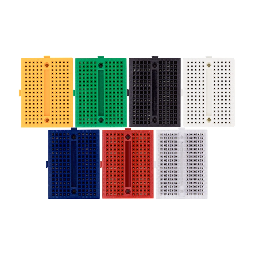 SYB-170 Mini Solderless Prototype Experiment Test Breadboard 170 Tie-points 35*47*8.5mm for arduino diy kit
SYB-170 Mini Solderless Prototype Experiment Test Breadboard 170 Tie-points 35*47*8.5mm for arduino diy kit