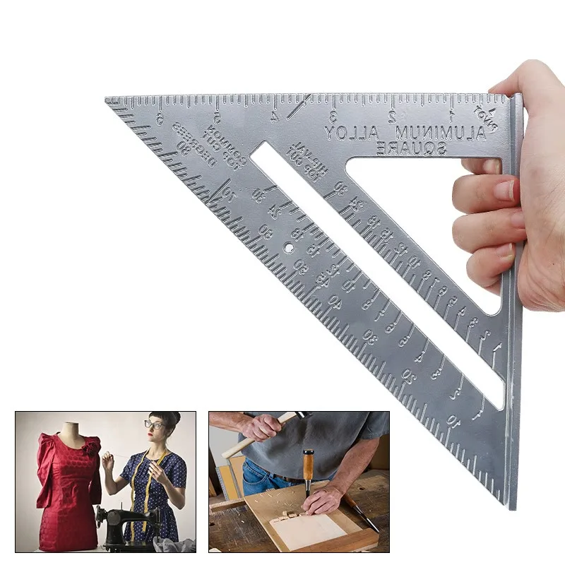7inch Square Roofing Triangle Angle Protractor Carpenter's Measuring Sharpeners Layout Tool
7inch Square Roofing Triangle Angle Protractor Carpenter's Measuring Sharpeners Layout Tool