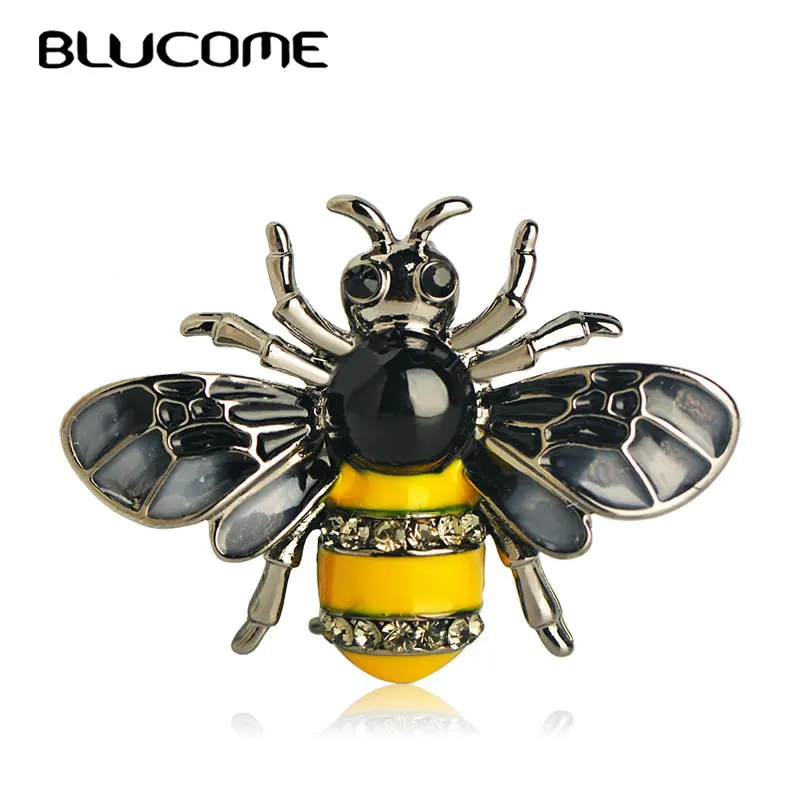 Blucome Fashion Small Animals Bees Shape Brooch Pin Crystal Enamel Jewelry Women Kids Banquet Party Shirts Collars Corsage Gifts
Blucome Fashion Small Animals Bees Shape Brooch Pin Crystal Enamel Jewelry Women Kids Banquet Party Shirts Collars Corsage Gifts