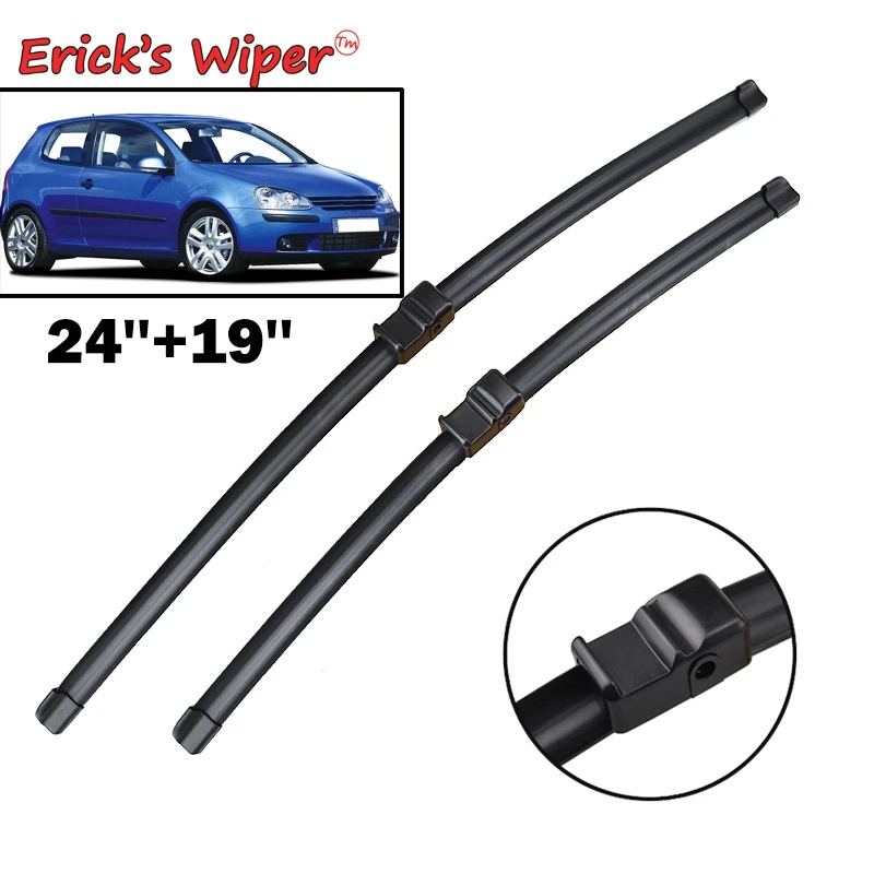 Erick's Wiper RHD&LHD Front Wiper Blades For VW Golf 5 2003-2005 Windshield Windscreen Front Window 24"+19"
Erick's Wiper RHD&LHD Front Wiper Blades For VW Golf 5 2003-2005 Windshield Windscreen Front Window 24"+19"