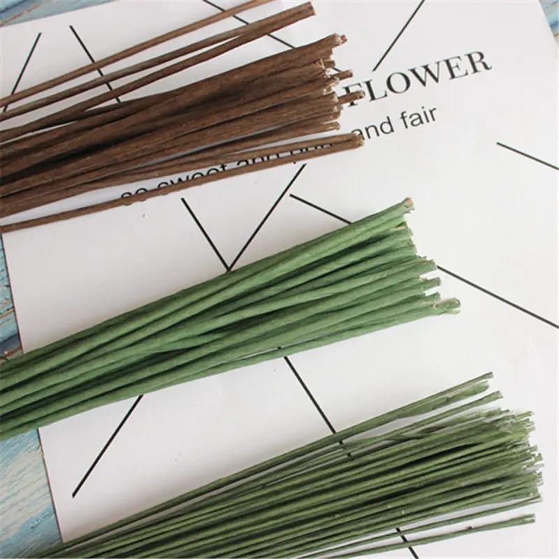 60CM,Weight 2.5MM Artificial Floral Stem,Iron Wire Wrapped In Green&Brown Tape Paper For DIY Flower Arrangement Accessories
60CM,Weight 2.5MM Artificial Floral Stem,Iron Wire Wrapped In Green&Brown Tape Paper For DIY Flower Arrangement Accessories