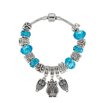 Fashion owl Charm pandora Bracelets For Women Silver Chain Bracelets & Bangles DIY Handmade Jewelry Pulseras
Fashion owl Charm pandora Bracelets For Women Silver Chain Bracelets & Bangles DIY Handmade Jewelry Pulseras