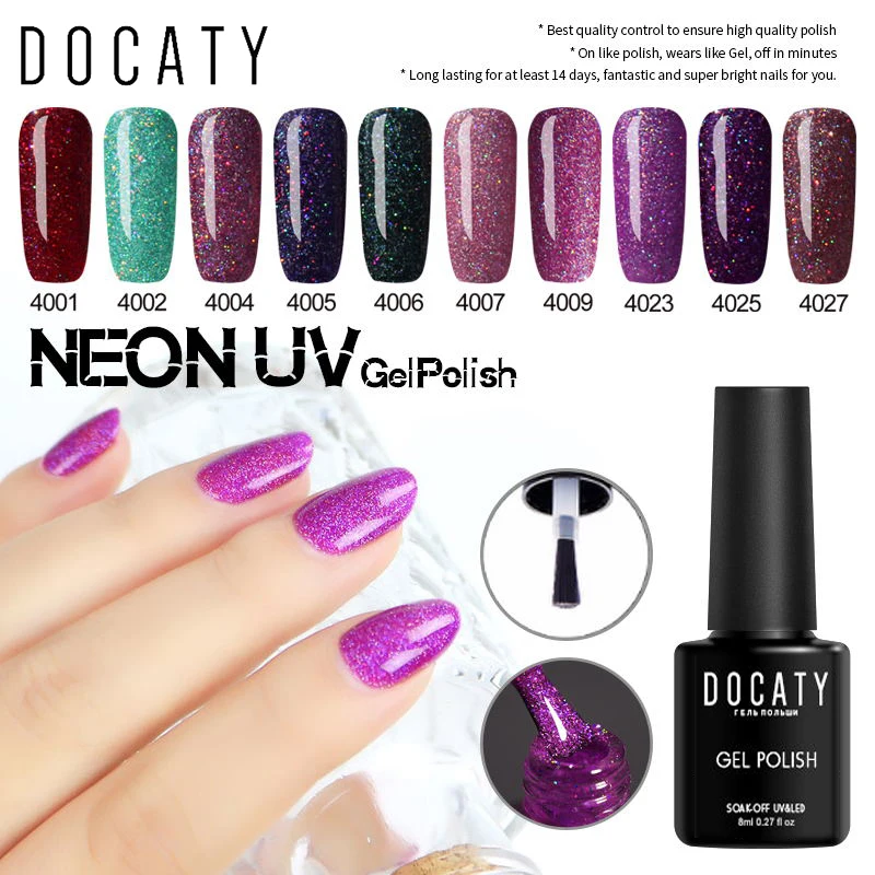 Docaty 8ml Gel Nails Polish Neon Colorful Uv Led Permanent Enamels Nail Glitter Soak Off Gel Polish Nail Polish Rainbow Primer
Docaty 8ml Gel Nails Polish Neon Colorful Uv Led Permanent Enamels Nail Glitter Soak Off Gel Polish Nail Polish Rainbow Primer