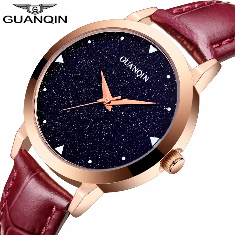 Relogio Feminino 2017 Hot GUANQIN Quartz Watch Women starry sky watch Ladies Fashion Casual Leather Wristwatch Hour Gift
Relogio Feminino 2017 Hot GUANQIN Quartz Watch Women starry sky watch Ladies Fashion Casual Leather Wristwatch Hour Gift