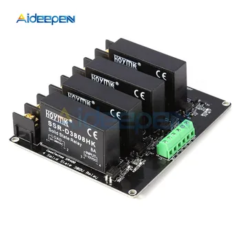 380V 8A 4 Channel SSR Solid State Relay H-L Trigger Module for Arduino R3 for Raspberry PI
380V 8A 4 Channel SSR Solid State Relay H-L Trigger Module for Arduino R3 for Raspberry PI