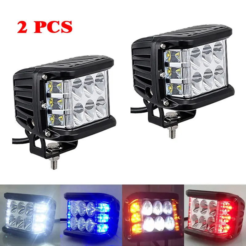 Krator 2PCS Auto Motorcycle 4" Side Shooter Pods Combo LED Work Light Strobe Lamp Car Auxiliary Lamp Fog lamp For Off-road SUV
Krator 2PCS Auto Motorcycle 4" Side Shooter Pods Combo LED Work Light Strobe Lamp Car Auxiliary Lamp Fog lamp For Off-road SUV