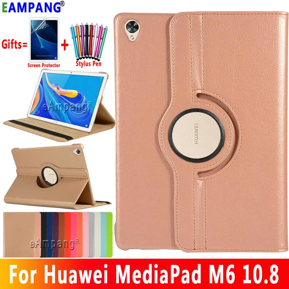 For Huawei MediaPad M6 10.8 Case Cover 360 Degree Rotating Leather Smart Sleep Auto Awake Case Funda Coque + Screen Protector
For Huawei MediaPad M6 10.8 Case Cover 360 Degree Rotating Leather Smart Sleep Auto Awake Case Funda Coque + Screen Protector