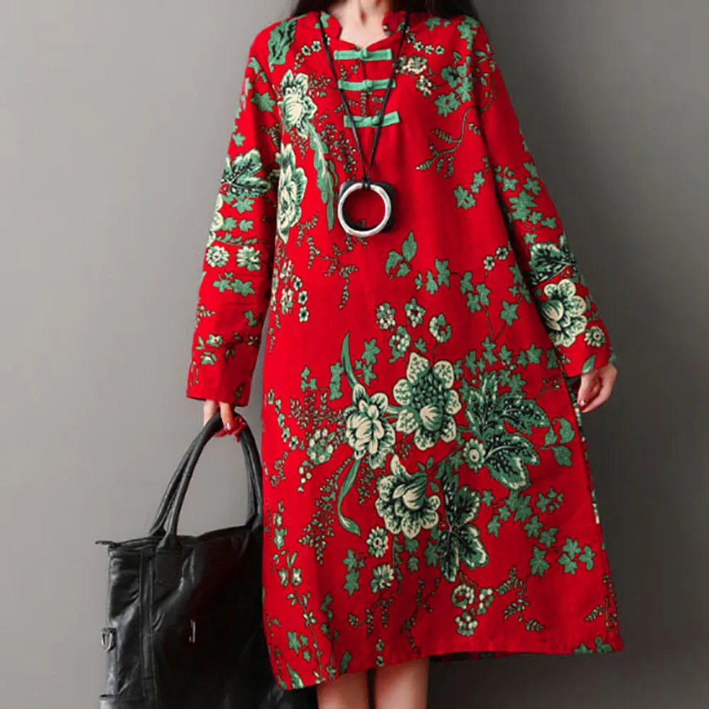 Robe Vintage Women Kaftan Cotton Dresses Fashion O Neck Long Sleeve Dress Holiday Beach Party Elegant Oversized Maxi Dress
Robe Vintage Women Kaftan Cotton Dresses Fashion O Neck Long Sleeve Dress Holiday Beach Party Elegant Oversized Maxi Dress